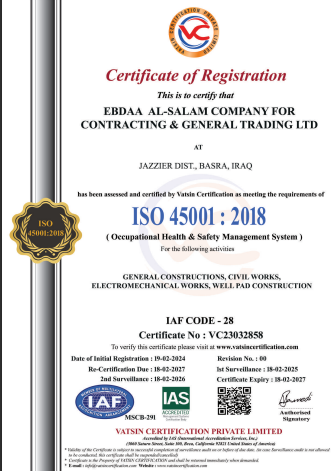 ISO Certificate